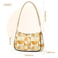 thumbnail image 3 of FORMRS Womens Shoulder Bag with Chain Strap Clutch Purse Cute Tote Handbag, Geometric Circles, 3 of 7