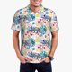thumbnail image 1 of Fotbe Colorful Chameleons Camiseta Polo de Golf para Hombre con Estampado – Camisa Deportiva Transpirable con Cuello Abotonado-Small, 1 of 6