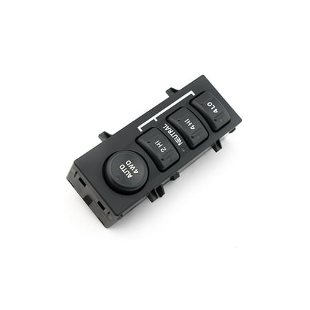 - 4WD 4x4 Switch - Replaces 901-072, 19168767, 15709327, 901-062 - Fits Chevy Silverado 1500, 2500HD Suburban, Avalanche, GMC Sierra 1500, 2500, Yukon - 4 Wheel Drive Selector - Year Models 1999 - 2002