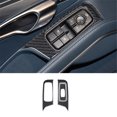 thumbnail image 1 of 4Pcs Carbon Fiber Window Lift Control Cover Trim for Porsche 718 2016-2022, 1 of 4