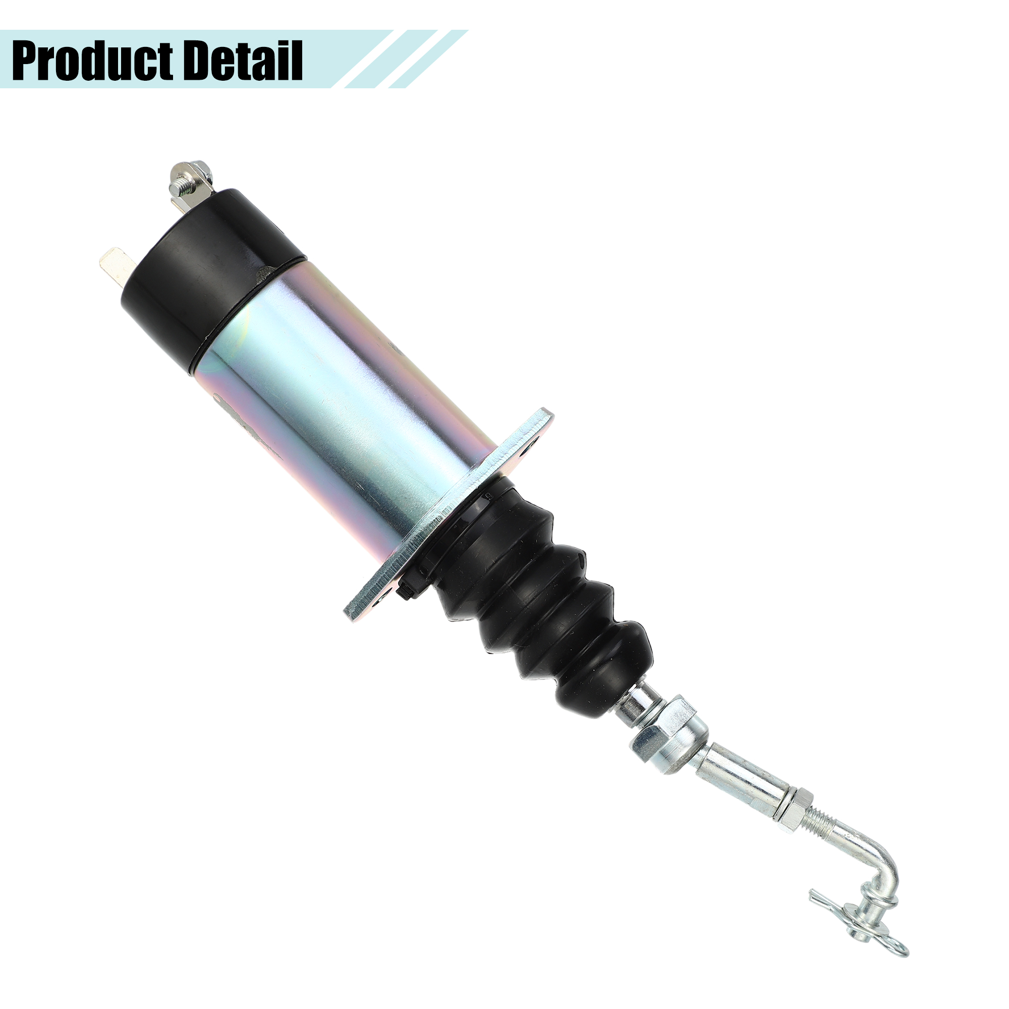 Unique Bargains Fuel Shut Off Stop Solenoid Valve for Diesel Engine