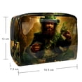 thumbnail image 5 of PVCCosmetic Storage Bag with Zipper, Printed Design - Cosmetic Organizer and Makeup Pouch for Ladies, Girls, and Male Cosmetic Travel - Great Makeup Organizer for Drawer., 5 of 6
