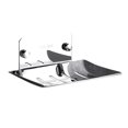 thumbnail image 1 of Caja para jabonera de baño, estante, caja de jabón perforada gratis, drenaje montado en la pared, acero inoxidable 304, 1 of 5