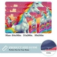 thumbnail image 2 of Unicorn Polyester Non-Slip Indoor Carpet Kitchen Mat - Machine Washable Door Rug Chair Mat, 2 of 6