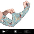 thumbnail image 3 of Easygdp Animal Dog Adult Ice Silk Sunscreen Arm Cover with Thumbhole, Cooling Compression Arm Cover for Fishing, 3 of 8