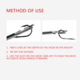 thumbnail image 5 of Gancho de metal de acero inoxidable herramientas de removedor de gancho simple especial para pesca, 11 Feliz Sencillez, 5 of 5