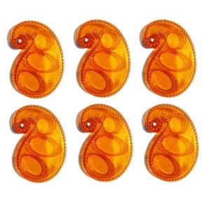 FineArt Haldi kumkum Holder/Box/Container/Set for Home Decor and Sankranti and Pongal Festival, Makarsakranti Special (6 Piece Set)