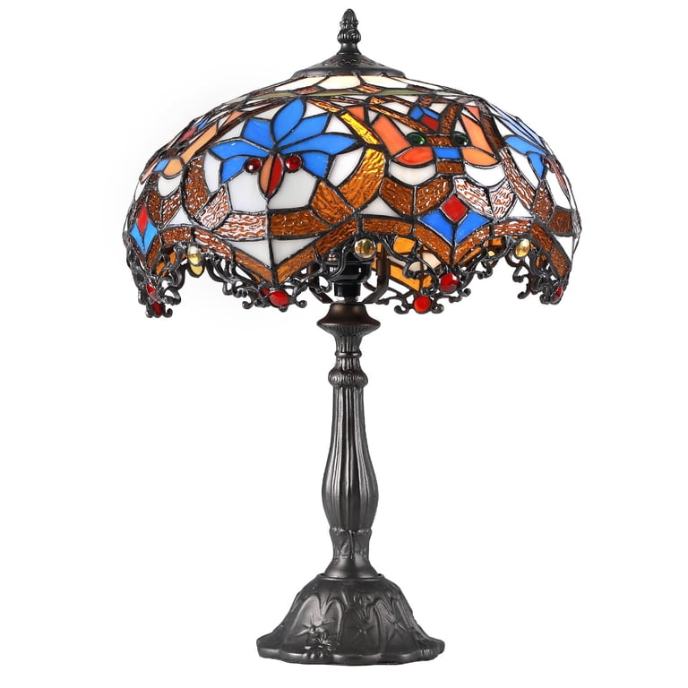 SUNMORY 18.5 Inch Stained Glass Tiffany Table Lamp photo 5