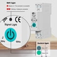thumbnail image 2 of WiFi Circuit Breaker AC220V 63A Voltmeter Ammeter Energy Remote Mobile Control Single-Phase Intelligent Switch Metering, 2 of 7