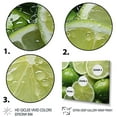 thumbnail image 3 of Designart "Fruit Tangy Lime painting" Food & Beverage Metal Art Print Set, 3 of 5