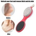 thumbnail image 2 of Unique Bargains 1 Pc Multi Purpose Foot File with Foot Scrubber Pumice Stone Foot Rasp Pink, 2 of 7