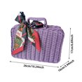 thumbnail image 2 of Tong Storage Handbag Scarf Matching Handbag Picnic Companion Storage Handbag, 2 of 5