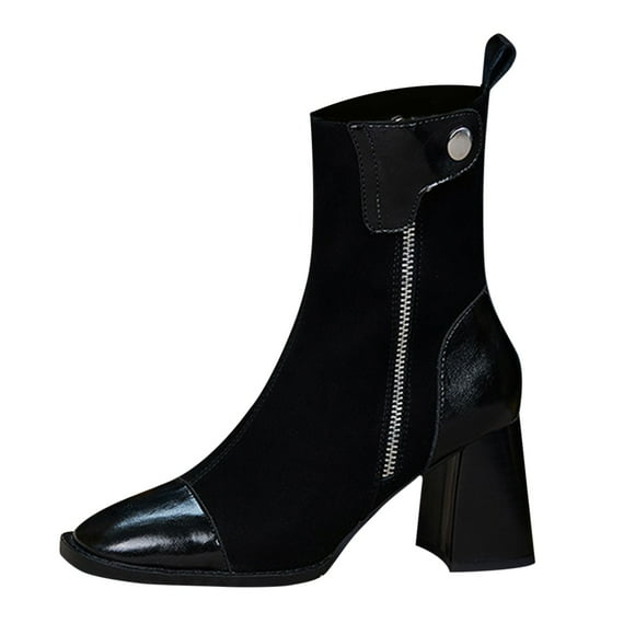 B91xZ Boot for Women Classic Ultra Mini Platform Fashion Boot,Black 6.5