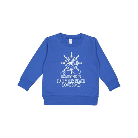 Inktastic Someone in Fort Myers Beach Loves Me Toddler Sweatshirt