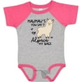 thumbnail image 3 of Inktastic Mawmaw's You Say Alpaca My Bags Boys or Girls Baby Bodysuit, 3 of 5