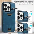 thumbnail image 5 of For Samsung A23 4G/5G phone case, PU leather card slot, with ring holder bracket, phone protective case, 5 of 5