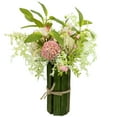 thumbnail image 4 of Northlight Hydrangea and Berry Floral Spring Bouquet - 14" - Pink, 4 of 8