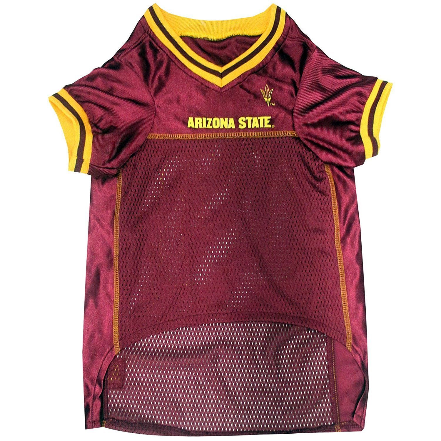 Pets First Collegiate Arizona State Sun Devils Football/Basketball Mesh Jersey for Pet Dog. available in 40+ Teams - Extra Large