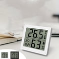 thumbnail image 1 of Digital Home Hydrothermograph, Indoor Hygrometer Sensor, Temperature and Humidity Monitor, for Baby Room, -20℃~60℃ Range, 10s Refresh, Easy Installation, 1 of 7