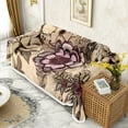 thumbnail image 2 of Throw Sofa Cover Soft Washable Decorative Couch Covers for 3 Cushion with Tassels Furniture Protector for Pets and Kids 71x118in, 2 of 5