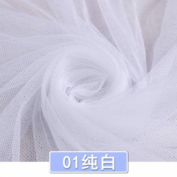 XmhyTop-A Breathable Mesh Fabric Sheet 100x160cm DIY Sewing Mesh Netting Cloth for Craft, Organizer Bags, Sports Home Projects,White