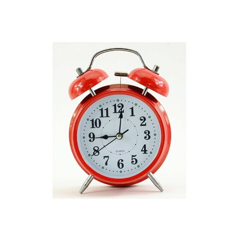 CCOCC Alarm Clock,Retro Elegant Alarm Clocks for Bedrooms,Classic Table Clock Design,Silent No-Tick Alarm Clock for Peaceful Sleep