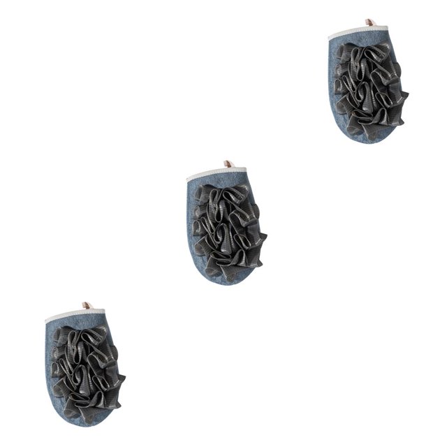 Injueey Toalla Guantes de baño Ducha Exfoliante Removedor Toallita Cuerpo en Baño Limpieza Accesorios de baño de doble Type1 NO1