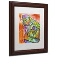 thumbnail image 3 of Trademark Fine Art "Monkey 1" Canvas Art by Dean Russo, White Matte, Wood Frame, 3 of 4