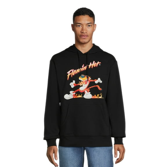 Cheetos Chester Men's and Big Men's Graphic Hoodie with Long Sleeves, Sizes S-3XL
