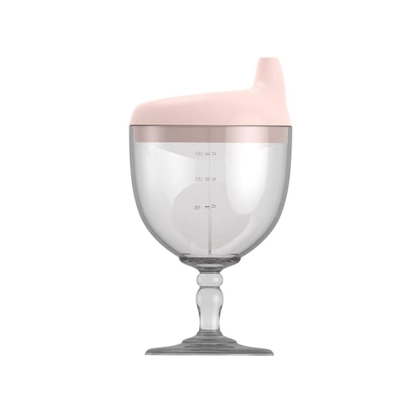 Taza de leche Aprendizaje de agua potable Botella cáliz de Rosa Sunnimix taza de botella de leche