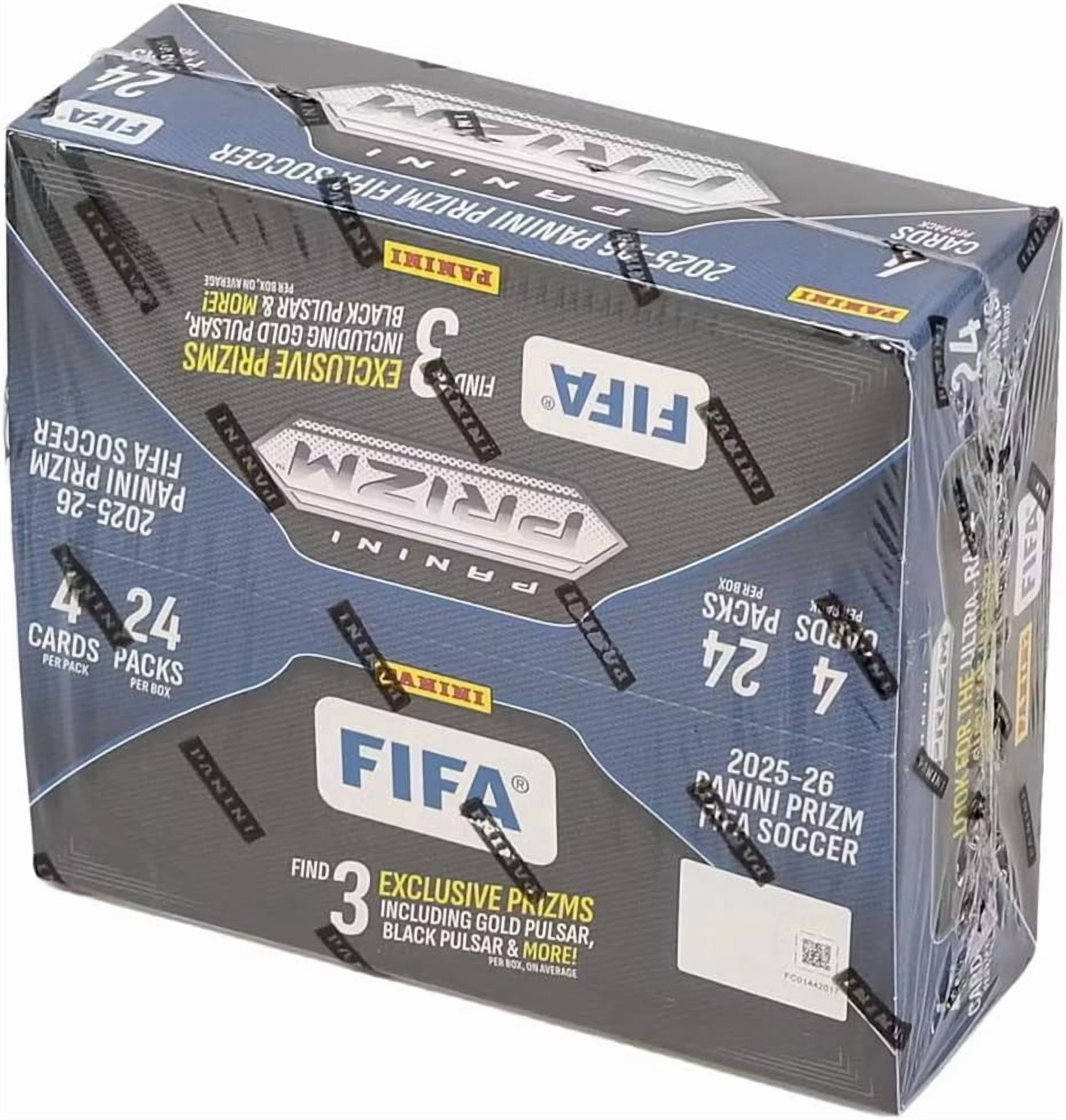 FIFA Soccer, 2025/26 Panini Prizm FIFA Trading Card Box, 24 packs