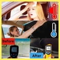 thumbnail image 4 of Windshield Sun Shade, Certified 99.87% UVB & 99.02% UVA Protection, Award-Winning Car Windshield Sunshade with Patented Technology, Large Plus 60 x 30 in, by Kinder Fluff, 4 of 9