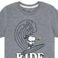 thumbnail image 3 of Peanuts - Snoopy Ride Wave - Toddler And Youth Short Sleeve Graphic T-Shirt, 3 of 6