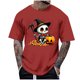 thumbnail image 1 of Blusas y camisas de manga corta y cuello redondo para hombre. Blusas/camisetas de manga corta con cuello redondo y estampado de Halloween para hombre. Blusa para hombre., 1 of 4