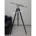 thumbnail image 3 of Nautical Brass Collectible Telescope Black Tripod Stand Maritime Gift Decor, 3 of 4