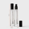 thumbnail image 3 of 5PCS Cologne Atomizer Empty, 10ML Mini Perfume Bottles Refillable With Dispenser Tools, Pocket Perfume Spray Bottle for Travel and Sample Container (Transparent + Black Cap), 3 of 5