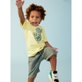 thumbnail image 3 of Little Star Organic Toddler Boy 2Pk Harem Shorts, Size 12M-5T, 3 of 11