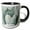 Black/White, variant on 3drose, Arizona, Phoenix. Desert Botanical Garden, Artichoke Agave, 11oz Mug