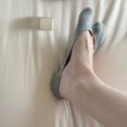 thumbnail image 5 of LUOGENLI Summer Thinâtype Tabi Toe Separator Socks, Antiâ Silicone Invisible Boat Socks Casual Minimalist Foot Liners Grey One Size, 5 of 8