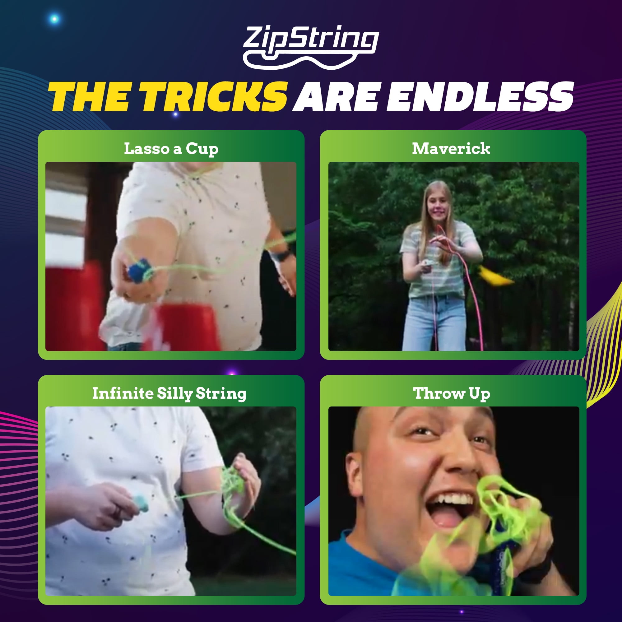 ZipString , Gift for Kids and Adults, As Seen on Shark Tank, Recommended Age 4+ years old, Bodacious(图5) ZipString , Gift for Kids and Adults, As Seen on Shark Tank, Recommended Age 4+ years old, Bodacious(图5)