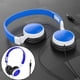 thumbnail image 3 of Auriculares montados en la cabeza Interfaz estéreo de 3,5 mm Graves azul profundo sin micrófono, 3 of 5