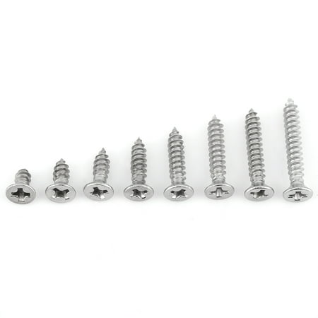 

Practical M3 Countersunk Self Tapping Screws SS304 (Flat head)