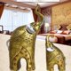 thumbnail image 2 of 2 Piezas Adornos Decorativos de de Material Resina, Decoración para hogar Oro, 2 of 9