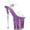 Clear/Purple Multi Glitter Synthetic, variant on Women's Pleaser Flamingo 808GF Heeled Sandal