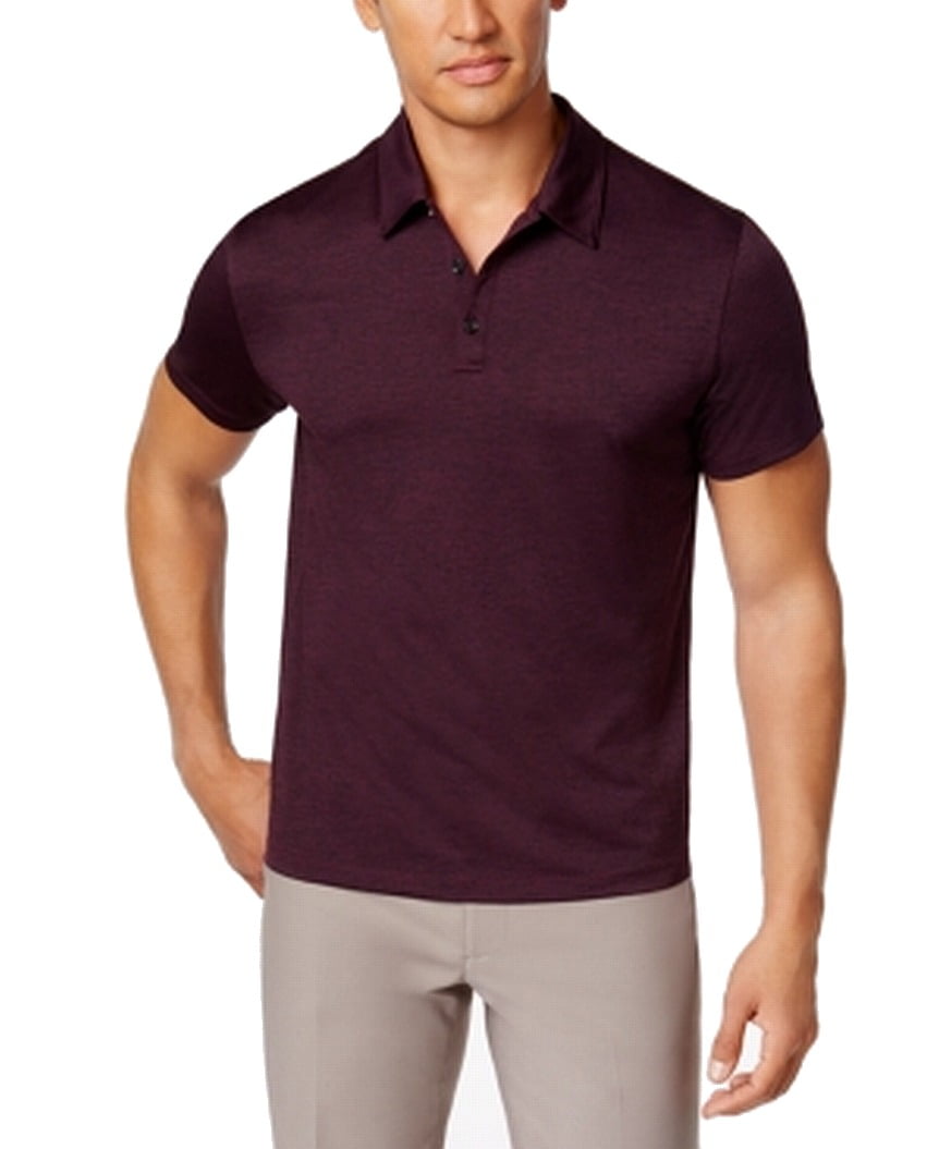 Alfani - Alfani Deep Mens Stretch Space-Dyed Polo Shirt - Walmart.com - Walmart.com