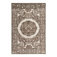 thumbnail image 2 of Unique Loom Hermitage Collection Area Rug - Malachite (5' 3" x 8' Rectangle Chocolate Brown/Black), 2 of 11