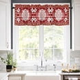 thumbnail image 5 of Retro Ethnic Valances for Windows Tribal Boho Rod Pocket Curtain Valance Window Treatment Short Curtains for Kitchen Living Room, 58"x16", 5 of 5