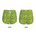 thumbnail image 6 of Uemuo Kiwi Fruits Summer Pattern Women's Athletic Shorts High Waisted Running Shorts with Liner Pockets Gym Elastic Workout Shorts-Small, 6 of 9