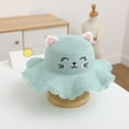 thumbnail image 4 of Toddler Hat Cartoon Shade Straw Straw Bag Accessories Beach Hat Green, 4 of 5