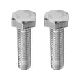 thumbnail image 1 of MroMax M8 Left Hand Hex Head Bolt M8-1.25 x 30mm 304 Stainless Steel Reverse Threaded Hex Tap Screw Bolts 2pcs, 1 of 4